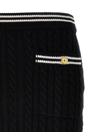 Alessandra Rich Cotton Long Womens Skirt
