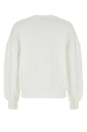 Alexander McQueen Witte Katoenen Sweatshirt