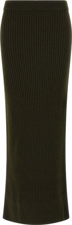 Max Mara Boris1234 Gonne Verde-Donna