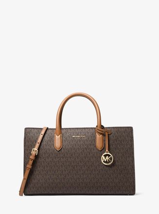 Michael Kors Scarlett Medium Signature Logo Satchel
