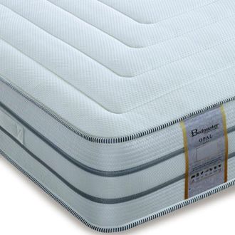 Bedmaster Opal 2000 Pocket Sprung Reflex & Latex Foam Mattress in White | Size: Small Single