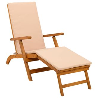 vidaXL Recliner Y Tumbona Plegable 55 X 146 X 91 Cm Vidaxl