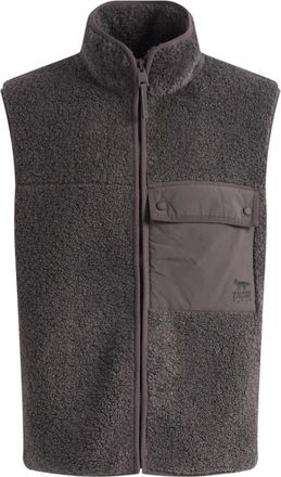 Maison Kitsun&eacute; Gilets - Heren - Bodywarmers - Grijs - S - Polyester - Jassen