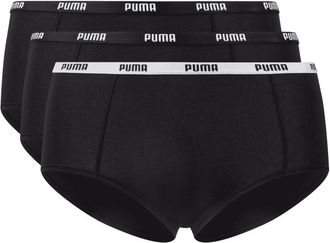 Puma Panty mit Stretch-Anteil im 3er-Pack in Black, Größe XL