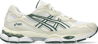 Asics White Green Gel-Nyc Sneakers