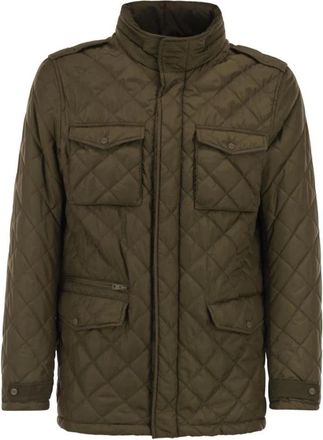 Herno Field Jacket - Heren - Zomerjassen - Groen - L - Katoen - Jassen