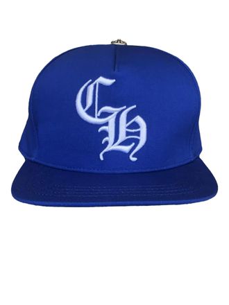 Chrome Hearts logo-embroidered baseball cap - men - Cotton - One Size - Blue