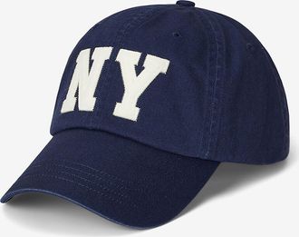 Polo Ralph Lauren Baumwolltwill-Baseballkappe NY Patch