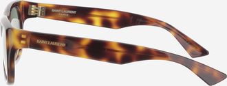 Saint Laurent Womens Romy Sunglasses Brown Acetate