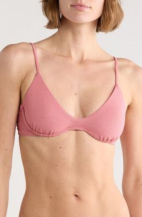 Maaji Irene Reversible Underwire Bikini Top in Pink at Nordstrom Rack, Size Medium