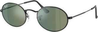 Ray-Ban Sunglasses, unisex, Black, Size: 51 MM Rb3547N Oval Sunglasses