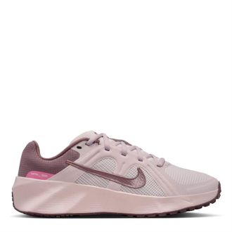 Nike Womens Metro Tek Low Top Sneakers in Particle Rose - Red - Size UK 7.5
