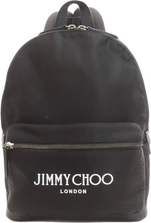 Jimmy Choo London Black Nylon Backpack (Pre-Owned)