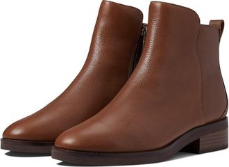 Cole Haan River W26414 Boots Womens Tan Leather Ankle Chelsea Bootie JOBB1367