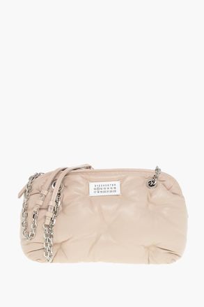 Maison Margiela MM11 Quilted Leather Shoulder Bag GLAM SLAM with Chain Handles Maison Margiela