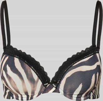 HUGO BOSS BH mit Push Up Modell UNIQUE in Black, Gr&ouml;&szlig;e 75B