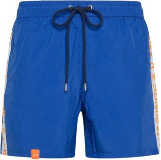 Sun 68 Nylon Zwemshorts - Heren - Strandmode - Blauw - S - Nylon - Badmode