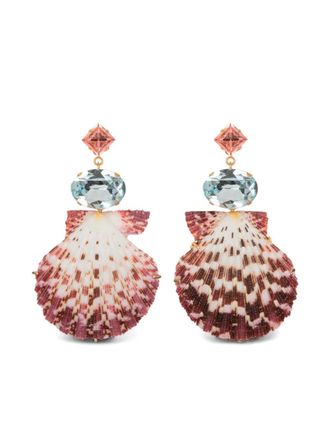 Jennifer Behr Aegean earrings - Pink