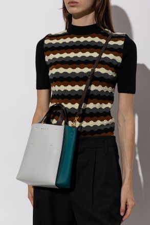 Marni Museo Mini Bag, Womens, Cream
