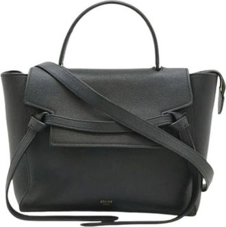 Celine Pre-owned Vintage Schoudertas - Dames - Vintage Heuptassen - Zwart - ONE Size - Leer - Vintage