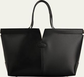 Tod's Smooth Leather Shopper Tote Bag