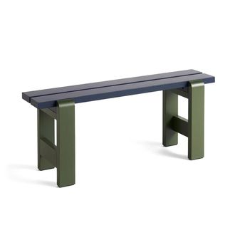 HAY Weekday Duo Bank, L 111 cm, olive / steel blue