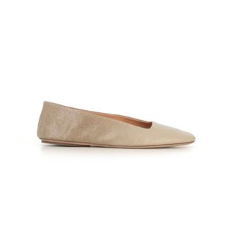 Marsèll Ivory Ballerina Linen Shoes