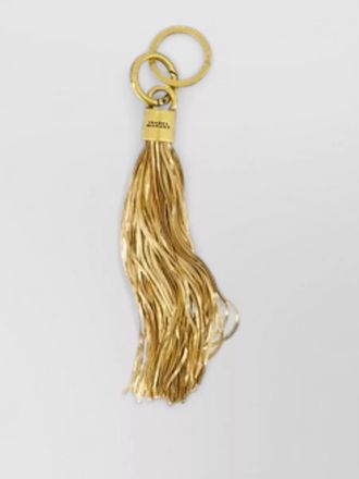 Isabel Marant tassel chain metal keyring accessory