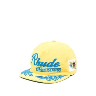 Rhude Caps, male, Yellow, Size: ONE SIZE Rhps26Ha02130 6038 Hat