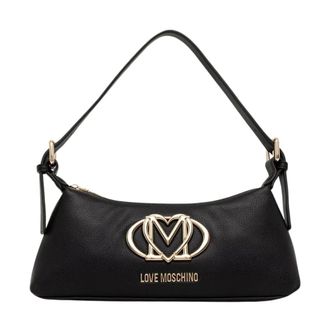 Love Moschino Shopper Tote - Dames - Tassen - Zwart - Maat: ONE Size Leer