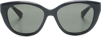 Gucci cat-eye sunglasses - women - Acetate - 54 - Black