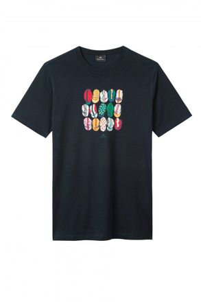 Paul Smith PS CASQUETTES REGULAR FIT T SHIRT Size: 3XL, colour: NAVY