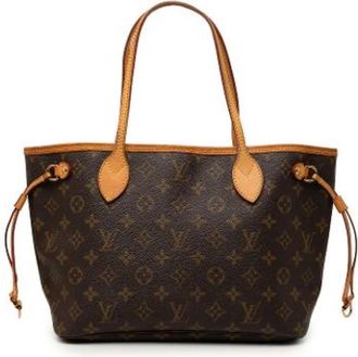 Louis Vuitton Pre-owned Neverfull PM - Dames - Vintage Shopper - Bruin - ONE Size - Leer - Vintage