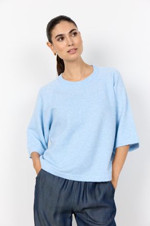 Soyaconcept Strickpullover SOYACONCEPT SC-ORLEAN 1, Damen, Gr. XXL, windsurfer, Strick, Obermaterial: 74% Polyamid, 24% Polyester, 2% Elasthan, unifarben, taillen