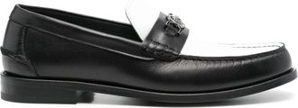 Versace Medusa Leather Loafers - Mens - Calf Leather