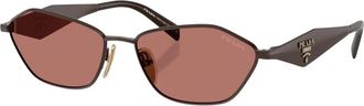 Prada D50S Sunglasses - female - Prada - Sunglasses - Brown - 57 MM - Accessories