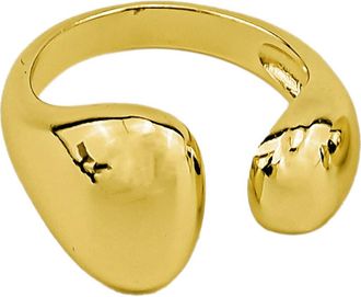 Panacea Molten Tapered Open Band Ring in Gold at Nordstrom Rack