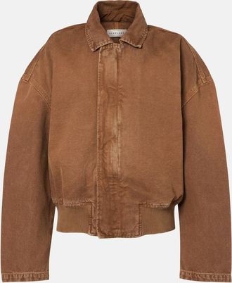 Slvrlake Denim Harlem cotton canvas bomber jacket