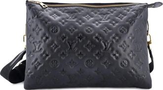 Louis Vuitton Coussin Bag Monogram Embossed Lambskin MM crossbody bag - Zwart