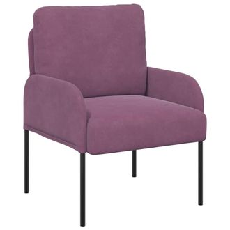 vidaXL Sof&aacute;s Con Coj&iacute;n 55cm Morado Madera Contrachapada Vidaxl