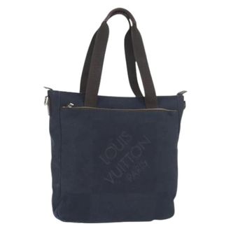 Louis Vuitton Pre-owned Tote Bags, female, Blue, Size: ONE SIZE Pre-owned Damier Geant Tote Bag