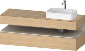 Duravit Qatego Consola Mueble Bajo Lavabo, 2 Extensiones, 2 - Duravit