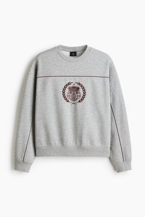 H&M Sweatshirt in Loose Fit - Grau
