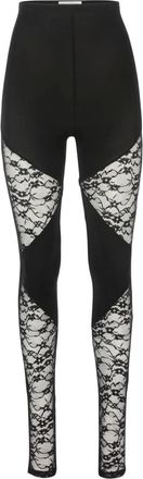 Nina Ricci Leggings con design patchwork - Nero