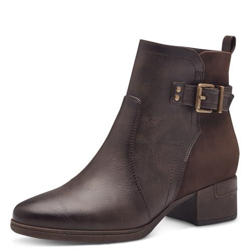 Bottines En Cuir JANNA - Taille UK 4H (large) - Couleur Marron - Fabriqué En Allemagne - Occasion
