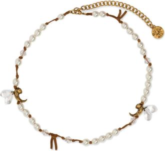 Etro Halsketting verfraaid met parel - Goud