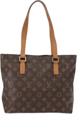 Louis Vuitton Pre-owned Tote Bags, female, Brown, Size: ONE SIZE Pre-owned Cabas Mezzo