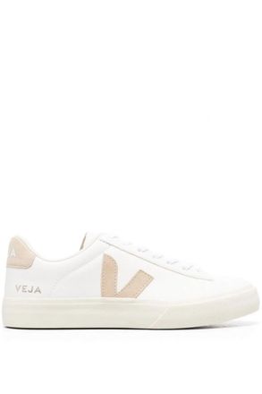 Veja WOMENS CAMPO LEATHER SNEAKERS Size: 41, colour: ALMOND