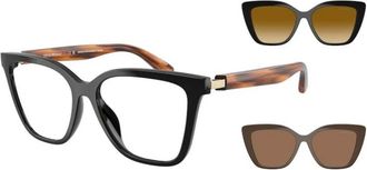 Emporio Armani Dames, Accessoires, Zwart, Maat: 52 MM