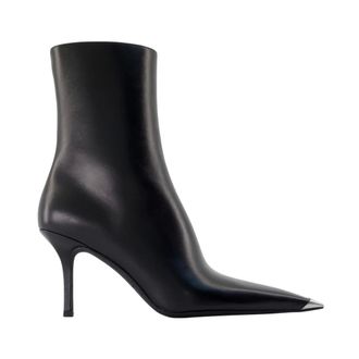 Alexander Wang Alexander Wang, Heeled Boots, female, Black, Size: 10 US Ferrara Zip Boot